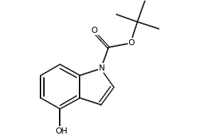 N-Boc-4-Hydroxyindole structure, CAS 879093-22-8