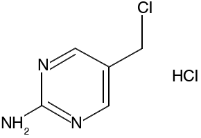 2-Amino-5-chloromethylpyrimidine structure, CAS 120747-86-6