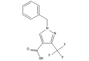 1-(3-(Trifluoromethyl)benzyl)-1H-pyrazole-4-carboxylicacid structure, CAS 752222-88-1