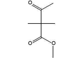 2,2-Dimethylacetoaceticacidmethylester structure, CAS 38923-57-8
