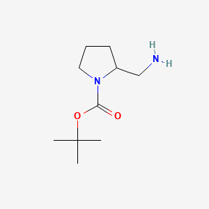 2-(Aminomethyl)-1-N-Boc-piperidine structure, CAS 177911-87-4