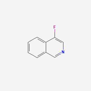 4-Fluoroisoquinoline structure, CAS 394-67-2