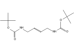 (E)-tert-butylbut-2-ene-1,4-diyldicarbamate structure, CAS 901761-99-7