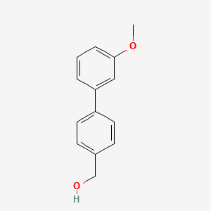 (3'-Methoxybiphenyl-4-yl)methanol structure, CAS 81443-45-0