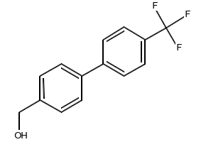 (4'-Trifluoromethylbiphenyl-4-yl)methanol structure, CAS 457889-46-2
