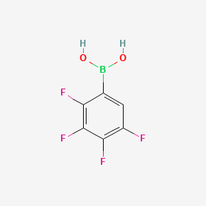 2,3,4,5-Tetrafluorophenylboronicacid structure, CAS 179923-32-1