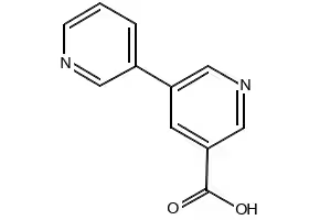 3,3‘-bipyridine-5-carbonitrile structure, CAS 1802-33-1