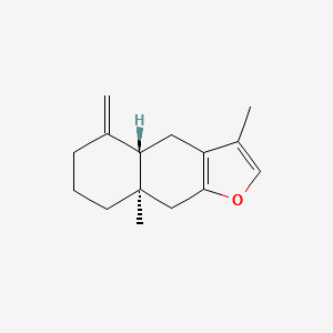Atractylone structure, CAS 6989-21-5