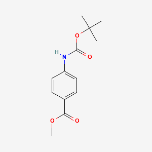 methyl4-(tert-butoxycarbonylamino)benzoate structure, CAS 164596-20-7