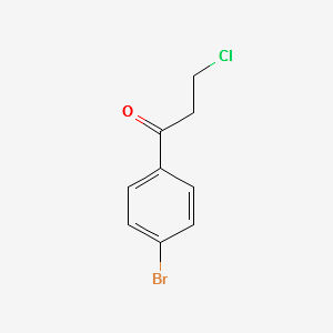 4'-BROMO-3-CHLOROPROPIOPHENONE structure, CAS 31736-73-9