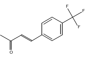 (Z)-4-(4-(trifluoromethyl)phenyl)but-3-en-2-one structure, CAS 80992-93-4