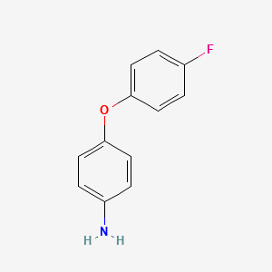 4-(4-fluorophenoxy)benzenamine structure, CAS 36160-82-4