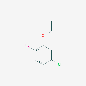 4-chloro-2-ethoxy-1-fluorobenzene structure, CAS 289039-34-5