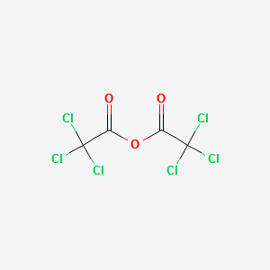 TRICHLOROACETICANHYDRIDE structure, CAS 4124-31-6