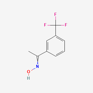 3'-(TRIFLUOROMETHYL)ACETOPHENONEOXIME structure, CAS 99705-50-7