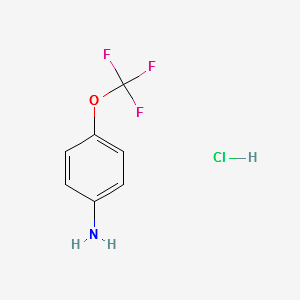 4-(trifluoromethoxy)anilinehydrochloride structure, CAS 42823-24-5