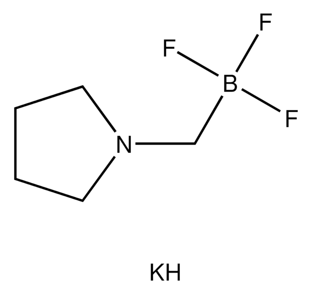 Potassiumtrifluoro[(pyrrolidin-1-yl)methyl]borate structure, CAS 888711-53-3