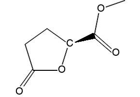 (S)-methyl5-oxotetrahydrofuran-2-carboxylate structure, CAS 21461-85-8