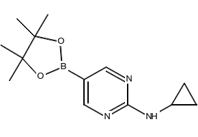5-cyclopropyl-N,N-dimethylpyridin-2-amine structure, CAS 1245645-43-5