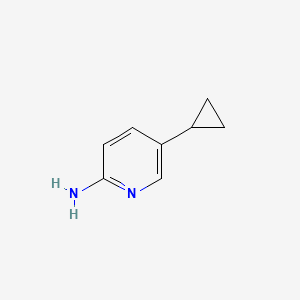 5-cyclopropylpyridin-2-amine structure, CAS 893738-68-6