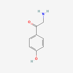 Ethanone,2-amino-1-(4-hydroxyphenyl)- structure, CAS 77369-38-1