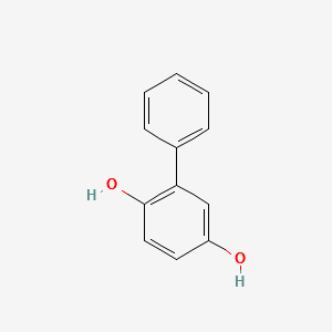PHENYLHYDROQUINONE structure, CAS 1079-21-6