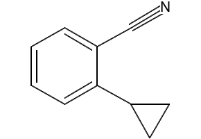 2-cyclopropylbenzonitrile structure, CAS 3154-99-2
