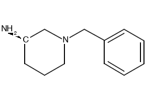 (R)-1-Benzylpiperidin-3-amine structure, CAS 168466-84-0
