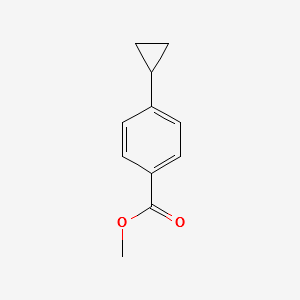 methyl4-cyclopropylbenzoate structure, CAS 148438-03-3