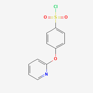 4-(Pyridin-2-yloxy)benzene-1-sulfonylchloride structure, CAS 192329-94-5