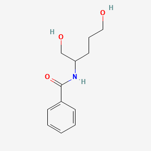 N-(1,5-dihydroxypentan-2-yl)benzamide structure, CAS 100370-35-2