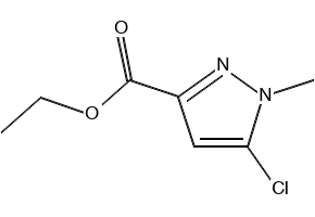 Ethyl5-chloro-1-methyl-1H-pyrazole-3-carboxylate structure, CAS 1172229-72-9