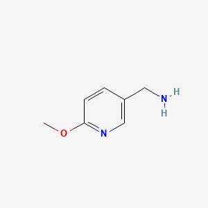 (6-methoxypyridin-3-yl)methanamine structure, CAS 262295-96-5