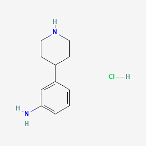 3-(Piperidin-4-yl)anilinehydrochloride structure, CAS 721958-70-9