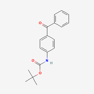 tert-butyl4-benzoylphenylcarbamate structure, CAS 232597-43-2
