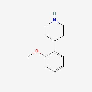 4-(2-Methoxyphenyl)piperidine structure, CAS 58333-75-8