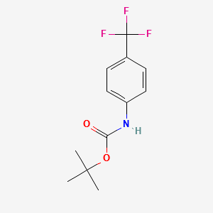 tert-butyl4-(trifluoromethyl)phenylcarbamate structure, CAS 141940-37-6