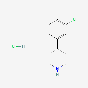 4-(3-Chlorophenyl)piperidine structure, CAS 99329-70-1