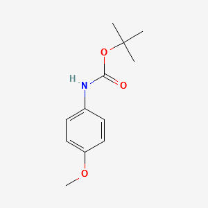 tert-butyl4-methoxyphenylcarbamate structure, CAS 18437-68-8