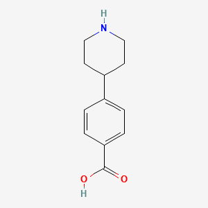 4-(4-Carboxyphenyl)piperidine structure, CAS 196204-01-0
