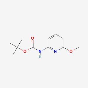 tert-butyl6-methoxypyridin-2-ylcarbamate structure, CAS 855784-40-6