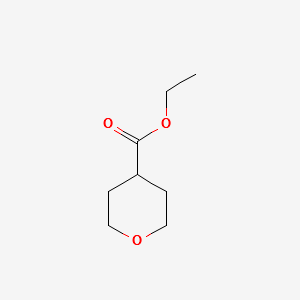2H-Pyran-4-carboxylicacid,tetrahydro-,ethylester structure, CAS 96835-17-5