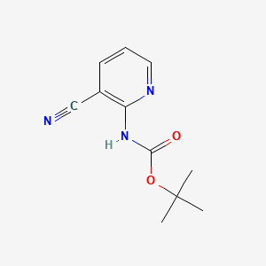 tert-butyl3-cyanopyridin-2-ylcarbamate structure, CAS 116799-19-0