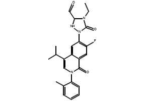4-isopropyl-5-methylfuran-2-carbaldehyde structure, CAS 1000993-65-6
