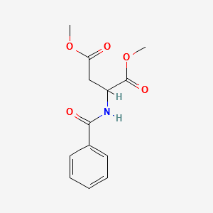 dimethyl2-benzamidosuccinate structure, CAS 714222-64-7