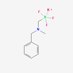PotassiumN-benzyl-N-methyl-aminomethyltrifluoroborate structure, CAS 936329-96-3