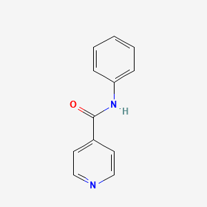 N-Phenylisonicotinamide structure, CAS 3034-31-9