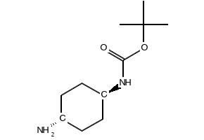 N-Boc-trans-1,4-cyclohexanediamine structure, CAS 177906-48-8