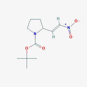 (E)-tert-butyl2-(2-nitrovinyl)pyrrolidine-1-carboxylate structure, CAS 1245652-75-8