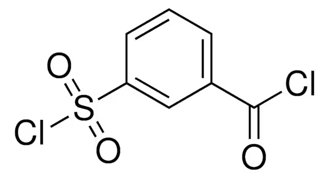 m-(Chlorosulfonyl)benzoylchloride structure, CAS 4052-92-0